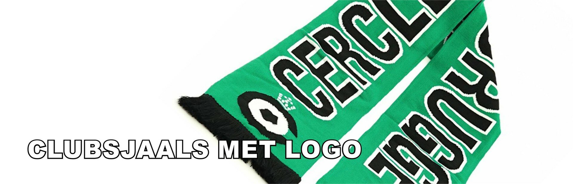 Clubsjaals met logo