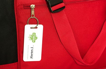 Tassenlabel sporttas