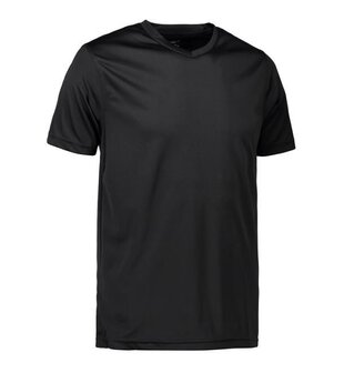 ID Heren sportshirt zwart