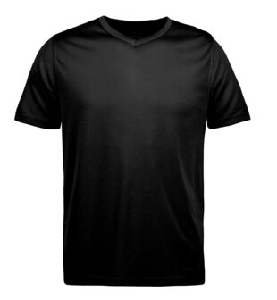 ID Heren sportshirt zwart voor