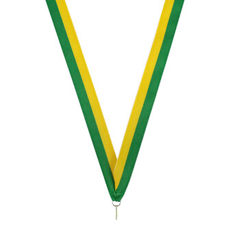 Neklint medaille groen geel