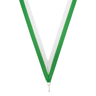 Neklint medaille groen wit