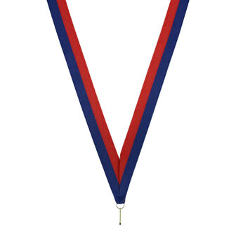 Neklint medaille rood blauw