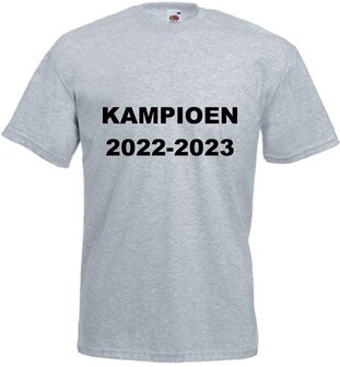Kampioensshirt grijs