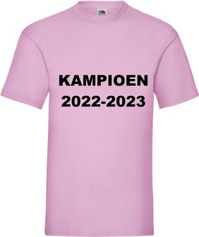 Kampioensshirt roze