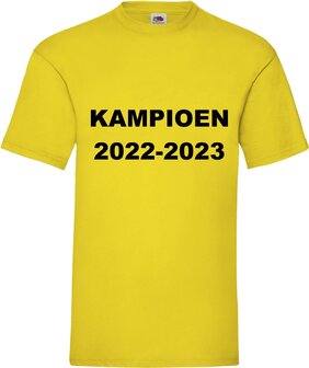 Kampioensshirt geel