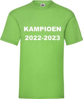 Kampioensshirt lime