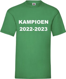 Kampioensshirt groen