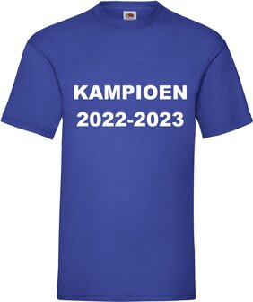 Kampioensshirt blauw