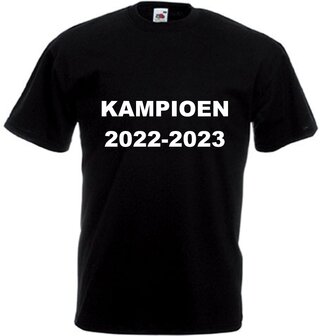 Kampioensshirt zwart