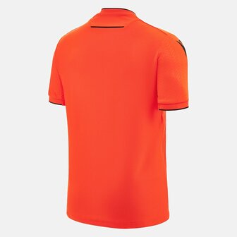 Macron UEFA scheidsrechter shirt Rood Offici le UEFA kleding