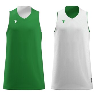 Macron Idaho reversible basketbalshirt - groen/wit