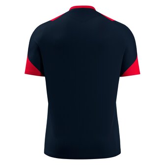 Macron Golem shirt navy/rood