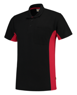 Poloshirt Tricorp TP2000 zwart rood 4