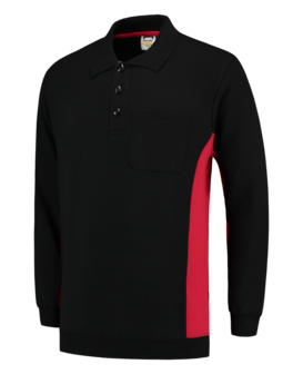 Polosweater Tricorp TS2000 zwart rood 5