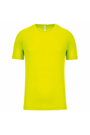 Sportshirt geel quickdry