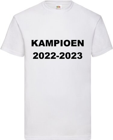 Kampioensshirt wit