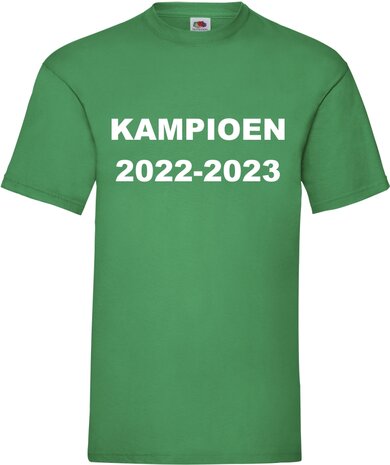 Kampioensshirt groen