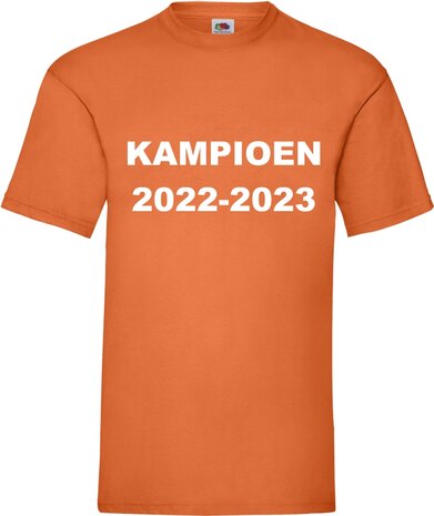 Kampioensshirt oranje