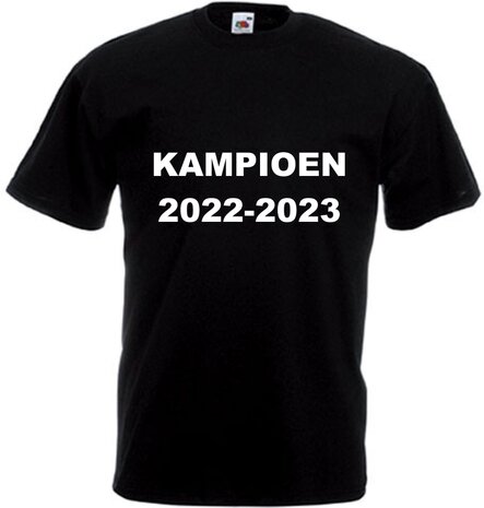 Kampioensshirt zwart