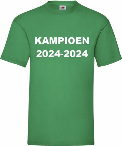 Kampioensshirt groen