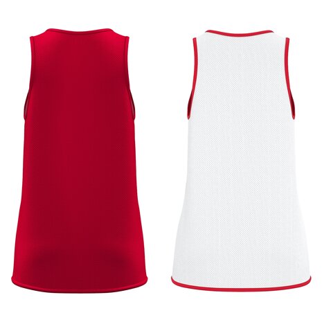 Macron F500 reversible basketbalshirt dames rood