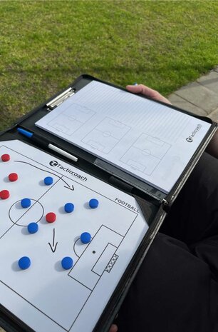 Coachmap Voetbal met rits tactiekmap