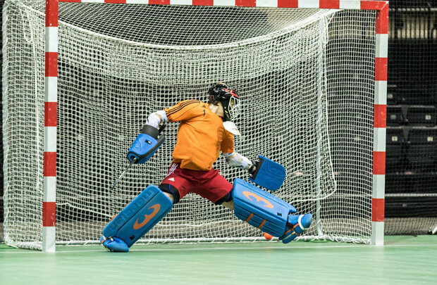 Indoorhockey doelnet