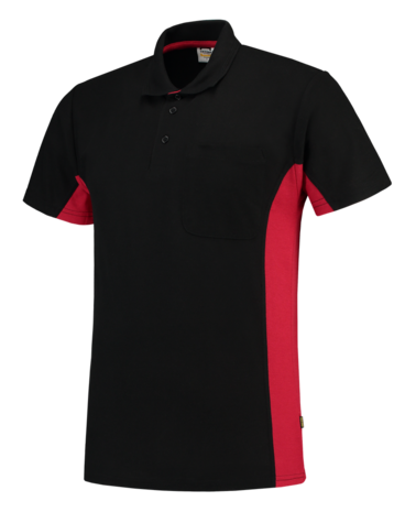 Poloshirt Tricorp TP2000 zwart rood 4