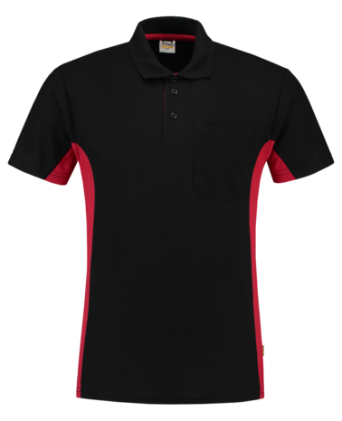 Poloshirt Tricorp TP2000 zwart rood 5