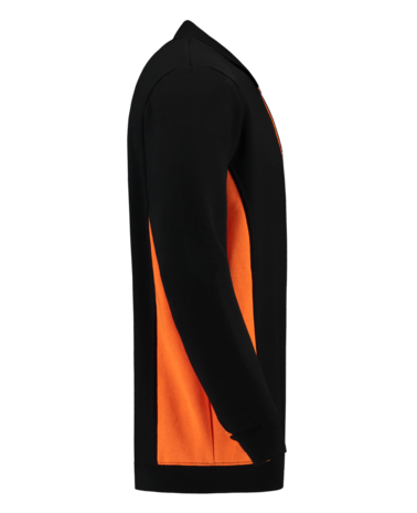 Polosweater Tricorp TS2000 zwart oranje 1
