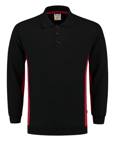 Polosweater Tricorp TS2000 zwart rood 4