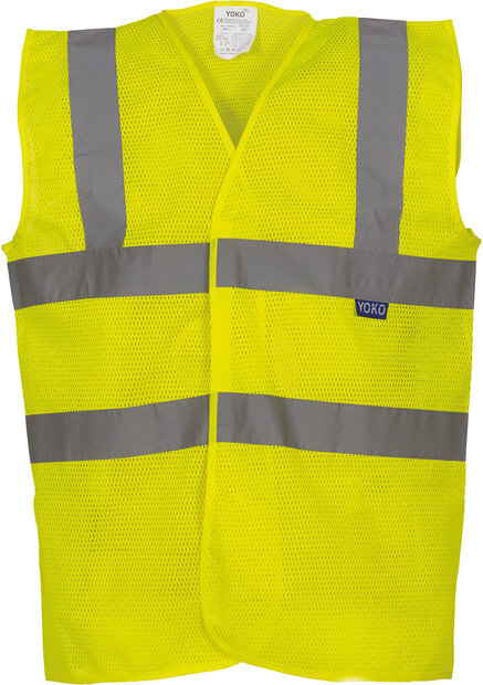 Veiligheidshesje Hi Vis geel