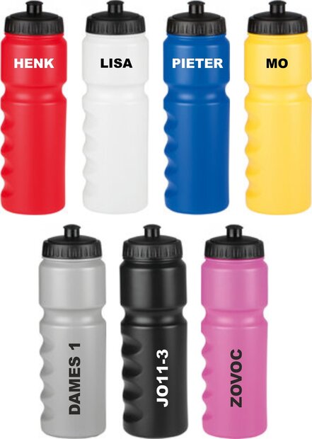 Bidon met naam bidons bedrukken