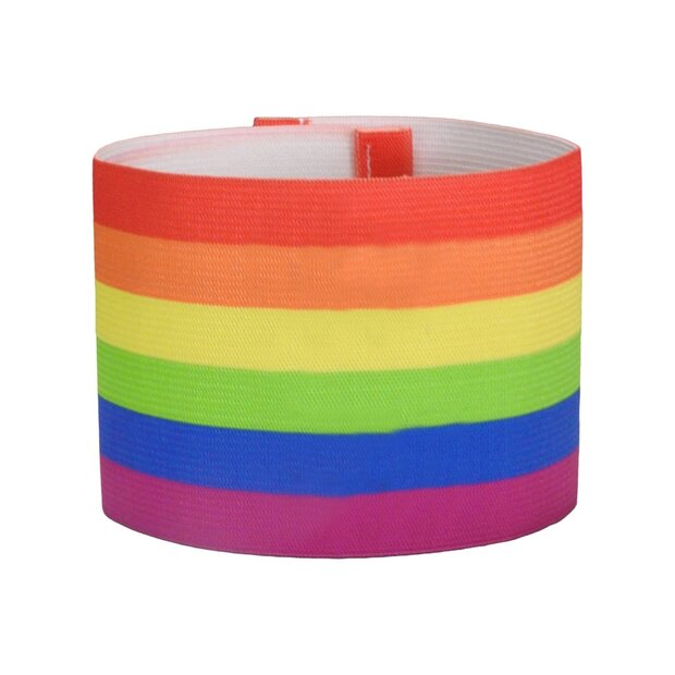 Aanvoerdersband regenboog