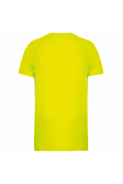 Sportshirt geel quickdry