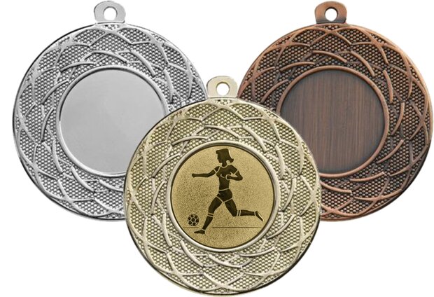 Voetbal medaille dames