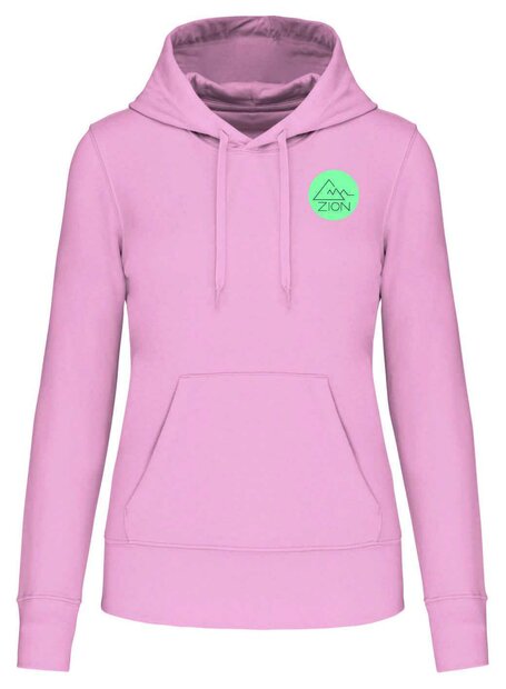 Festival ZION - hoodie dames - roze