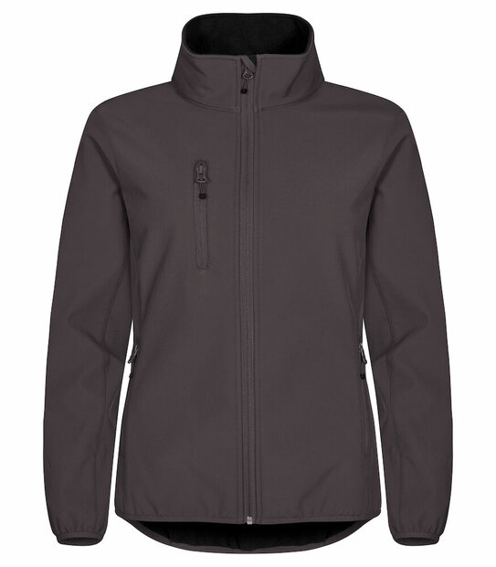 Clique Softshell Jas grijs
