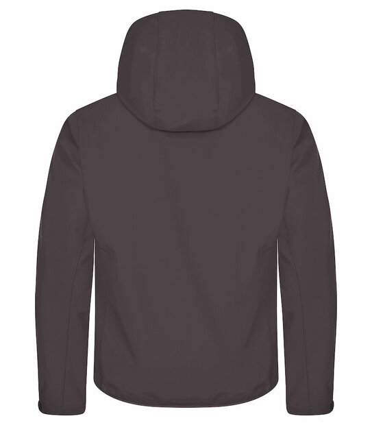 Clique Hoody Softshell Jas grijs