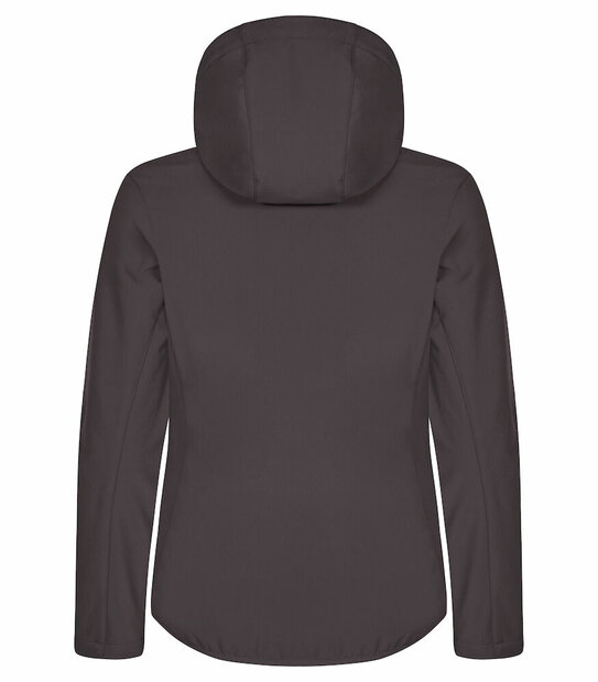 Clique Hoody Softshell Jas grijs