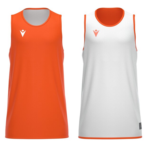 Macron X500 reversible basketbalshirt oranje