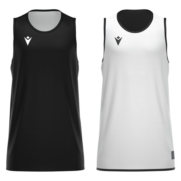 Macron X500 reversible basketbalshirt zwart