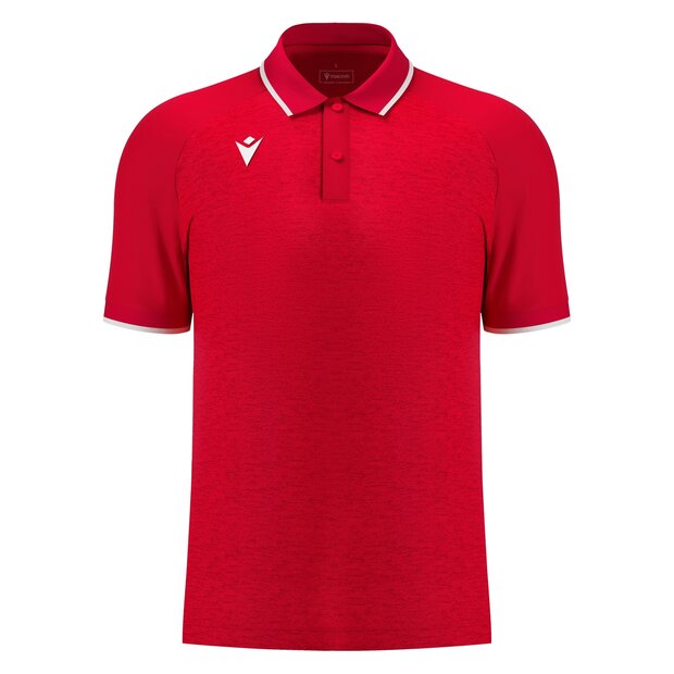 Macron Aulos polo rood
