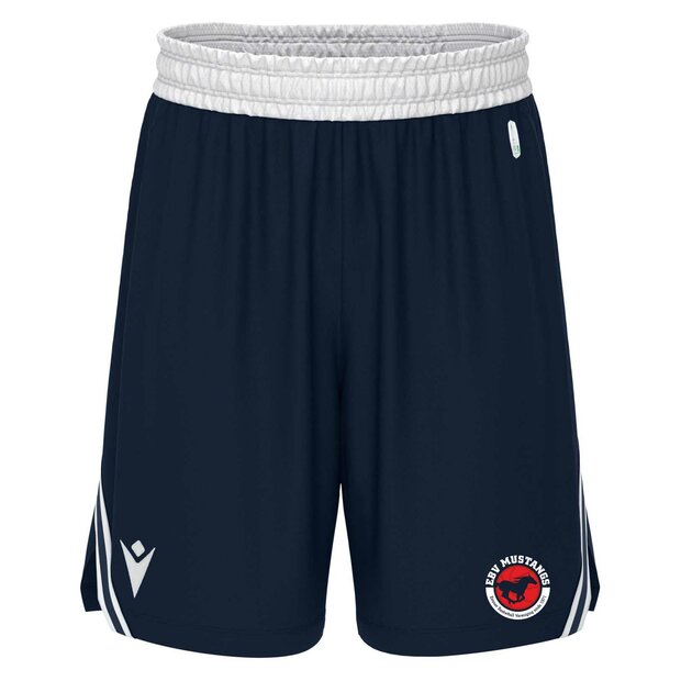 EBV Mustangs Macron Kansas basketbal short navy