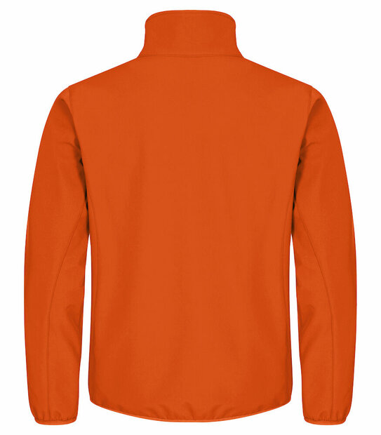 Clique Softshell Jas oranje