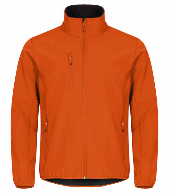 Clique Softshell Jas oranje