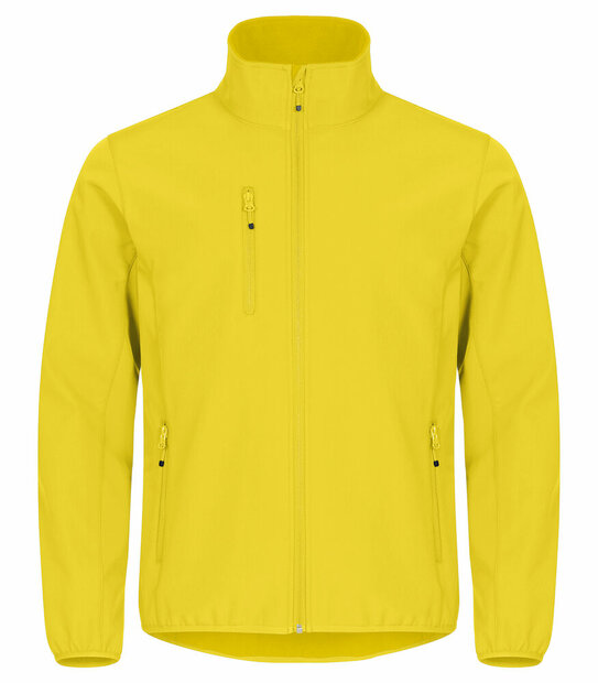 Clique Softshell Jas geel