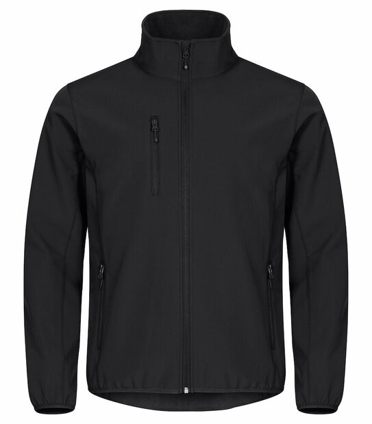 Clique Softshell Jas zwart