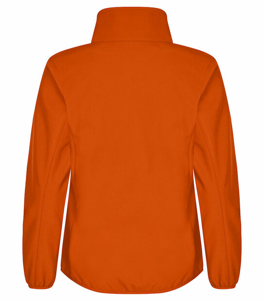 Clique Softshell Jas oranje